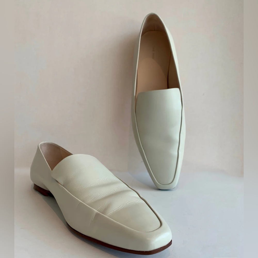The Row Minimal Loafer White size 38.5